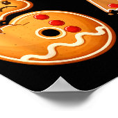 67 Christmas Oh Snap Gingerbreadman 6 7 Funny Meme Poster (Ecke)