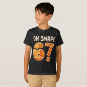 67 Christmas Oh Snap Gingerbreadman 6 7 Funny Meme T-Shirt (Vorne ganz)