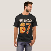 67 Christmas Oh Snap Gingerbreadman 6 7 Funny Meme T-Shirt (Vorne ganz)