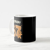 67 Christmas Oh Snap Gingerbreadman 6 7 Meme Xmas  Kaffeetasse (Vorderseite Links)