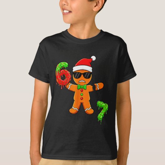 67 Christmas Oh Snap Gingerbreadman 6 7 Meme Xmas  T-Shirt (Vorderseite)