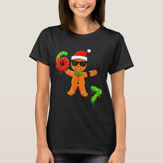 67 Christmas Oh Snap Gingerbreadman 6 7 Meme Xmas  T-Shirt (Vorderseite)