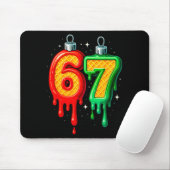 67 Christmas Ornament Meme Ice Drip Holiday Pajama Mousepad (Mit Mouse)