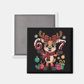 67 Christmas Outfit Women Meme Reindeer Six Seven Magnet (Vorderseite/Rückseite)