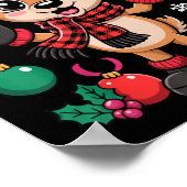 67 Christmas Outfit Women Meme Reindeer Six Seven  Poster (Ecke)