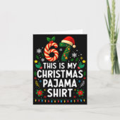 67 Christmas Pajama Shirt 6 7 Funny Meme Teen Boys Karte (Vorderseite)