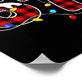 67 Christmas Red Plaid 6 7 Six Seven Boys Christma Poster (Ecke)