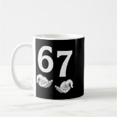 67 Christmas Six Seven 6 7 Meme Gen Alpha Slang 6 Kaffeetasse (Links)