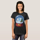 67 Christmas Snow Globe Funny Six Seven Meme  T-Shirt (Vorne ganz)