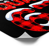 67 Christmas Squad Meme Saying 6 7 Santa Claus  Poster (Ecke)