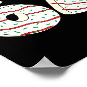 67 Christmas Tree Cakes Six Seven Funny Christmas Poster (Ecke)