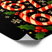 67 Christmas Tree Candy Cane Holiday Six Seven Mem Poster (Ecke)