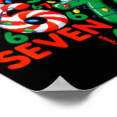 67 Christmas Tree Candy Cane Holiday Six Seven Mem Poster (Ecke)