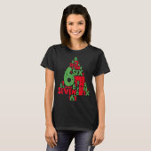 67 Christmas Tree Holiday Six Seven Meme Brainrot T-Shirt (Vorne ganz)