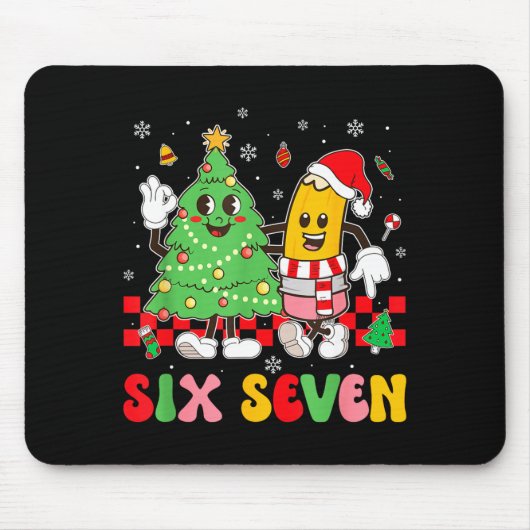 67 Christmas Tree Pencil School Teacher Xmas Holid Mousepad (Vorne)