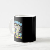 67 Clroom Milestone Cute Pastel Kids Humor  Kaffeetasse (Vorderseite Links)