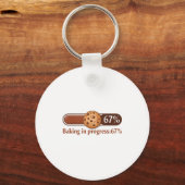 67 Cookies Baking In Progress Bar Six Seven Kitche Schlüsselanhänger (Vorderseite)