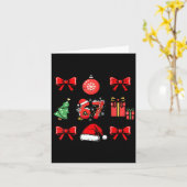 67 Coquette Christmas Funny 6 7 Meme Men Women Kid Karte (Gelbe Blume)