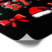 67 Coquette Christmas Funny 6 7 Meme Men Women Kid Poster (Ecke)