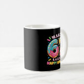 67 Countdown Happy New Year 2026 Funny Donut Numbe Kaffeetasse (VorderseiteRechts)