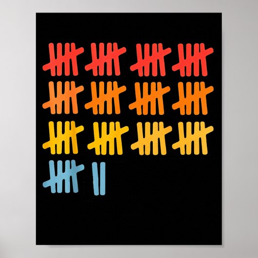 67 Counting Math Teacher Mathematics 67th Number Poster (Vorne)