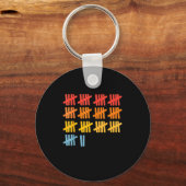 67 Counting Math Teacher Mathematics 67th Number  Schlüsselanhänger (Vorderseite)