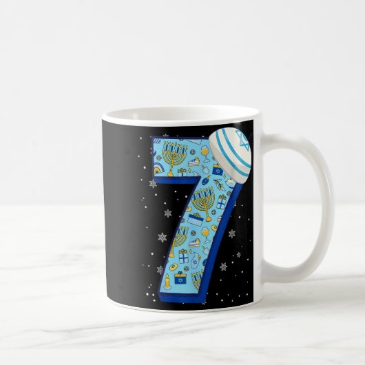 67 Couple Hanukkah Matching Six Seven Meme Jewish Kaffeetasse (Rechts)