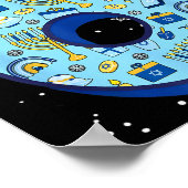 67 Couple Hanukkah Matching Six Seven Meme Jewish  Poster (Ecke)