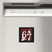 67 Cud sagt Six Seven 6 7 Meme Jungen Mädchen Vale Magnet (In Situ (Geschirrspüler))