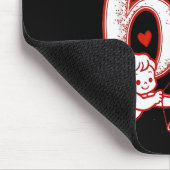 67 Cud Says Six Seven 6 7 Meme Boys Girls Valentin Mousepad (Ecke)