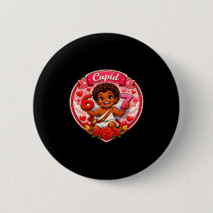 67 Cupid Afroamerikanischer Valentinstag Meme Tren Button