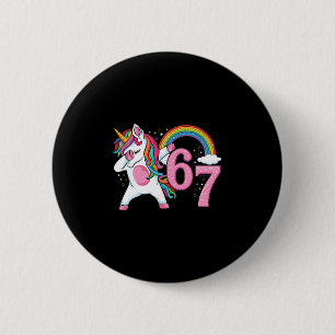 67 Dabbing Einhorn Für Mädchen Sechs Sieben Meme K Button