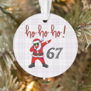 67 Dabbing Weihnachtsmann-Christbaumanhänger Ornament