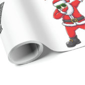 67 Dabbing Weihnachtsmann Geschenkpapier (Rolleneckpunkt)