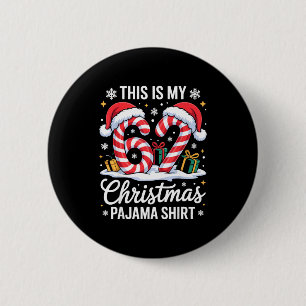67 Das ist mein Weihnachts-Pyjama-Shirt 6 7 Meme 6 Button