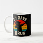 67 Days Bruh 67 Day Of School 67th Day Of School D Kaffeetasse (Links)