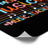 67 Days More Musical Six Seven Meme Music Teacher  Poster (Ecke)