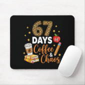 67 Days Of Coffee & Chaos - 67th Day Of School Mousepad (Mit Mouse)