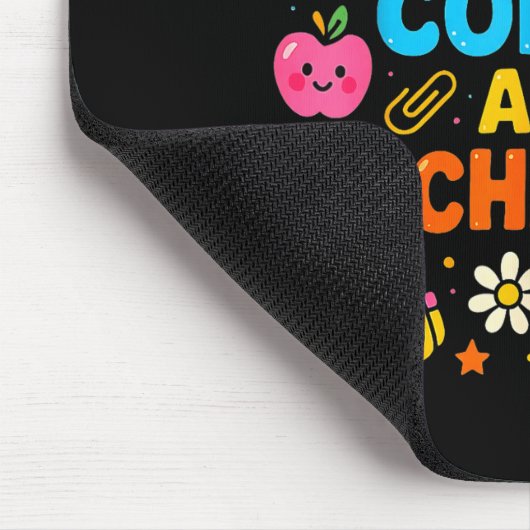 67 Days Of Coffee And Chaos Funny Quote Mousepad (Ecke)