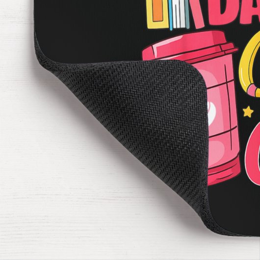 67 Days Of Coffee And Chaos Funny Teacher Student Mousepad (Ecke)