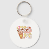 67 Days Of Coffee Teach Repeat 67th Day Of School Schlüsselanhänger (Vorderseite)