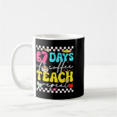 67 Days Of Coffee Teach Repeat Funny Six Seven Mem Kaffeetasse (Links)