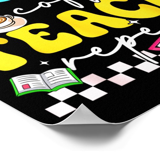 67 Days Of Coffee Teach Repeat Funny Six Seven Mem Poster (Ecke)