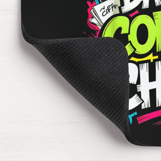 67 Days Of Coffee Teachers Retro School Six Seven Mousepad (Ecke)