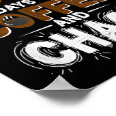 67 Days Of Coffee Teachers Retro School Six Seven Poster (Ecke)