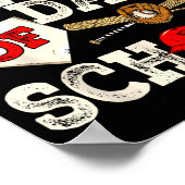 67 Days Of School 67th Day Funny Baseball Meme Men Poster (Ecke)