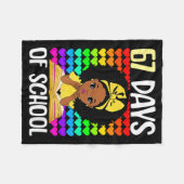 67 Days Of School 67th Day Smarter Six Seven Melan Fleecedecke (Vorderseite (Horizontal))