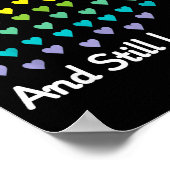 67 Days Of School And Still Loving It Rainbow Hear Poster (Ecke)