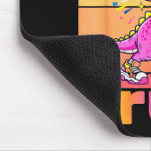 67 Days Of School Bruh Funny Kids Girls Dinosaur U Mousepad (Ecke)