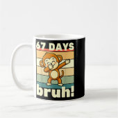 67 Days Of School Bruh Funny Meme Boys Kids Dabbin Kaffeetasse (Links)